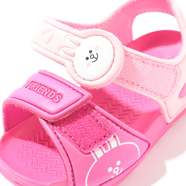 粉色CONY 小小女童涼鞋
